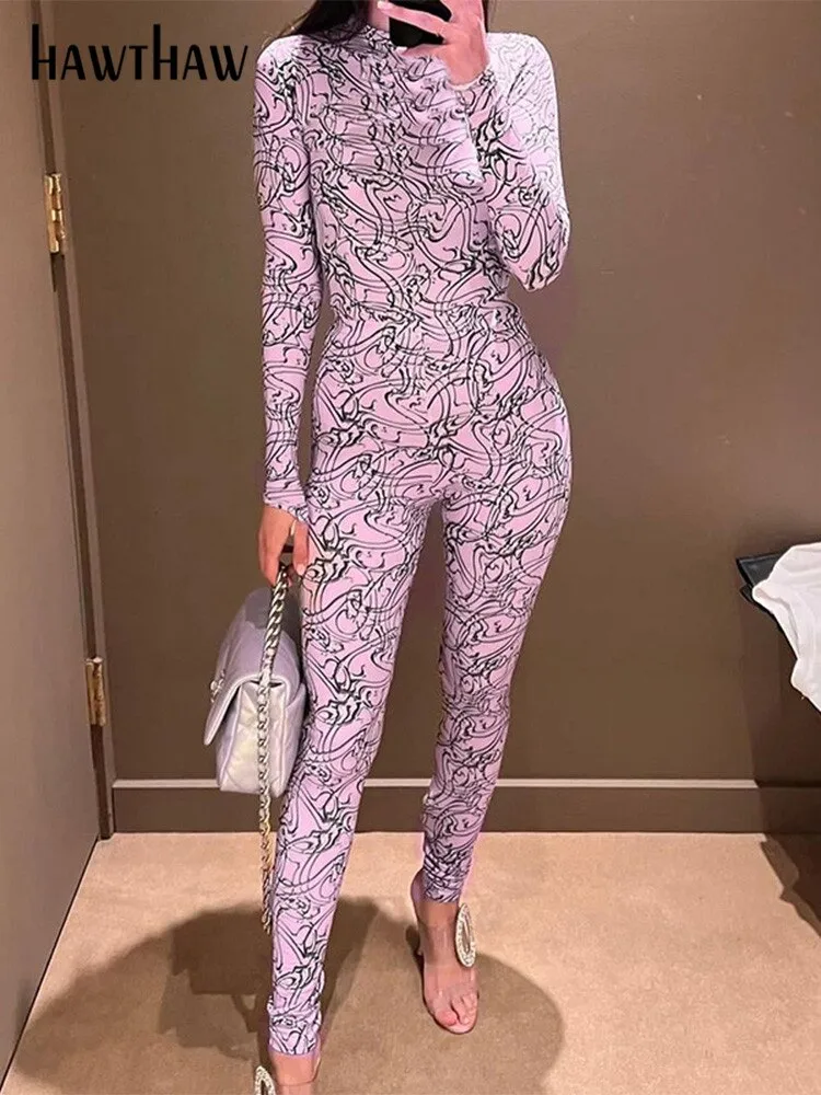 Znbbw Women Long Sleeve Crop Tops Long Pants Two Piece Sets Outfits 2023 Autumn Fall Clothing Wholesale Items For Business - Image 2