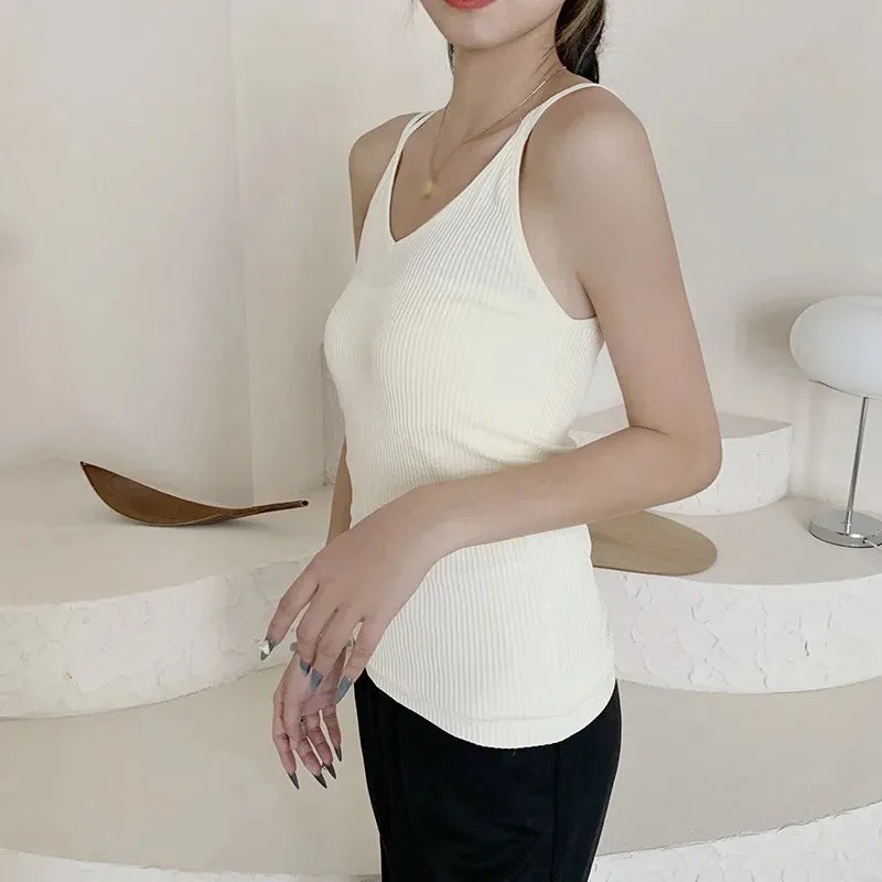 Znbbw Women's Camisole Slim Casual Fashion Sleeveless Tank Tops - Image 3