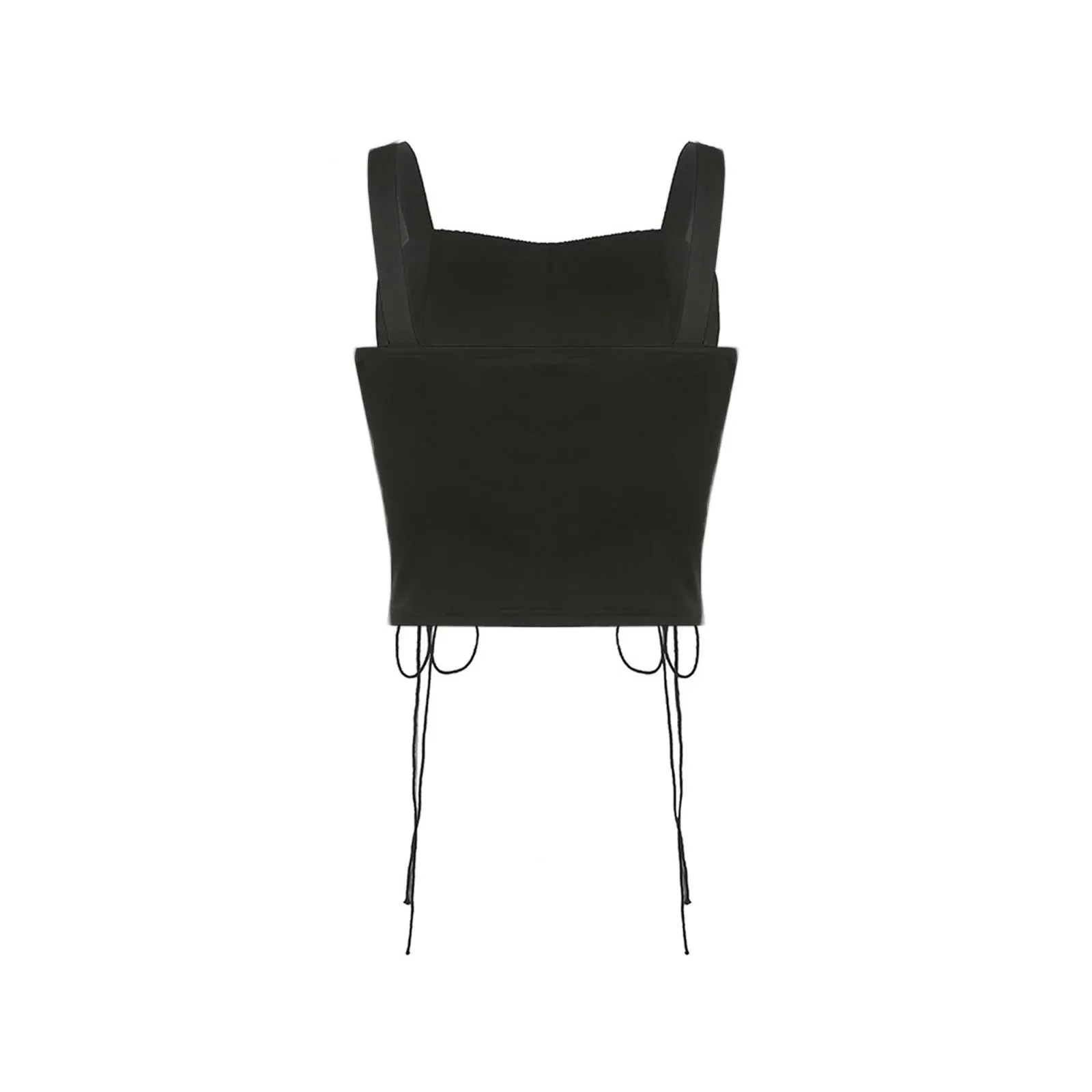 Znbbw Women Tank Tops Summer Gothic Punk Style Casual Star Print Bandage Crop Tops for Streetwear Club Wear - Image 5