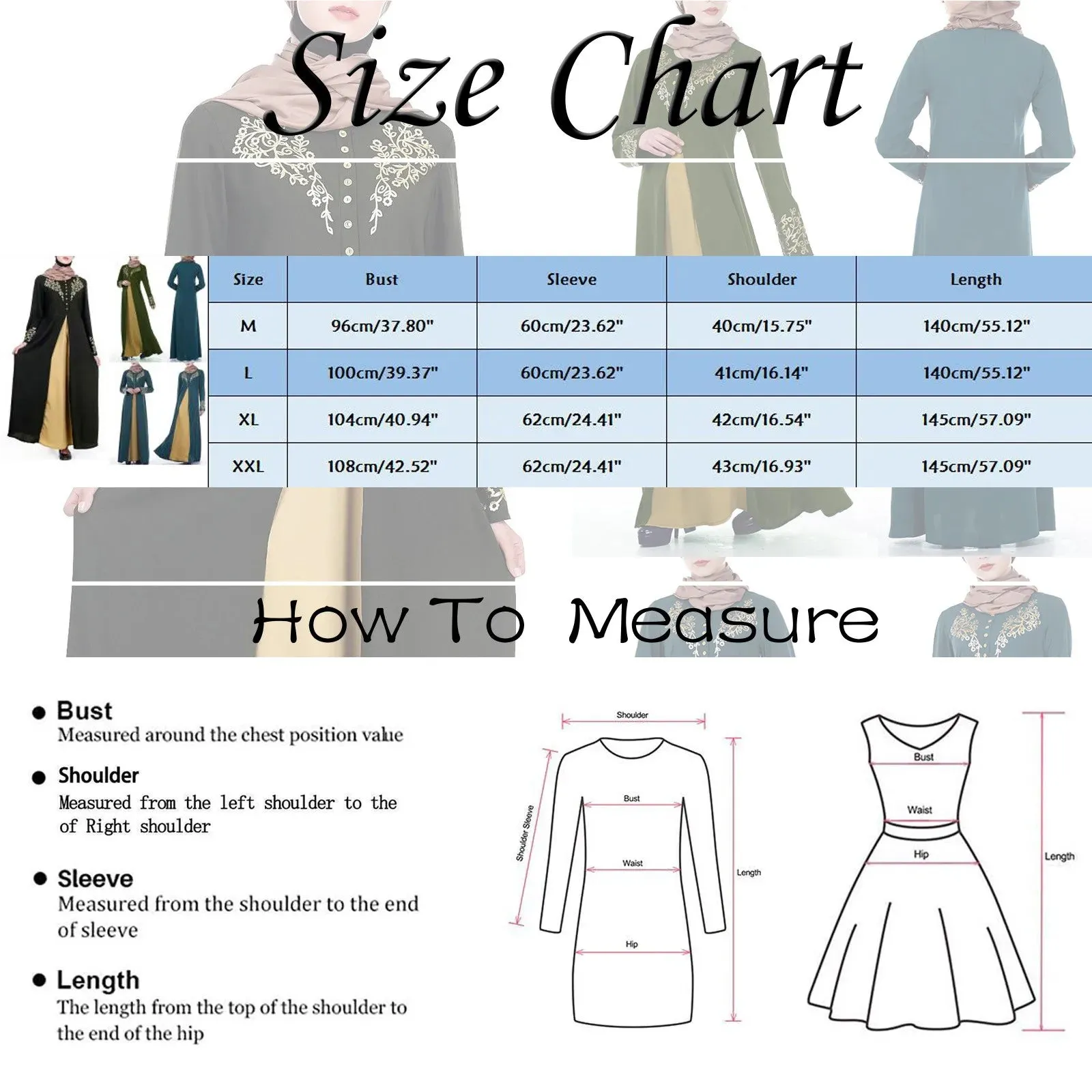 Znbbw and Elegant Abaya Turkey Islamic Arabic Hijab Dress Women's Muslim Kaftan Long Dress Ladies Dubai Turkish Clothing - Image 6