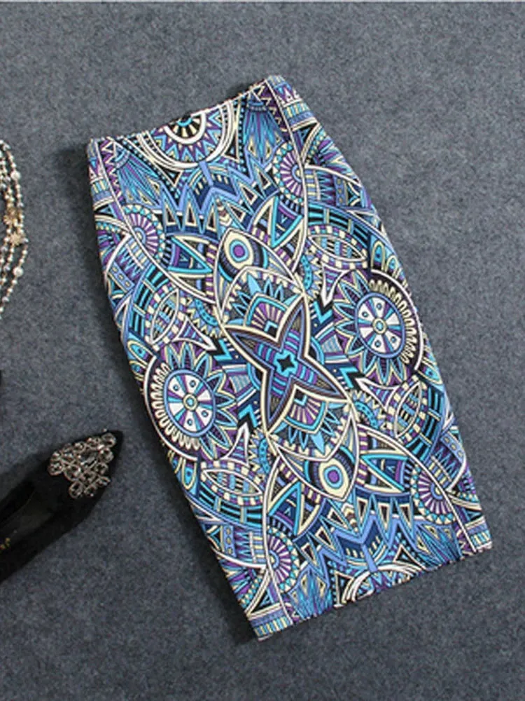 Znbbw Women's Pencil Skirt New Cartoon Mouse Print High Waist Slim Young Girl Summer Large Size Japan Female Falda GD018 - Image 3