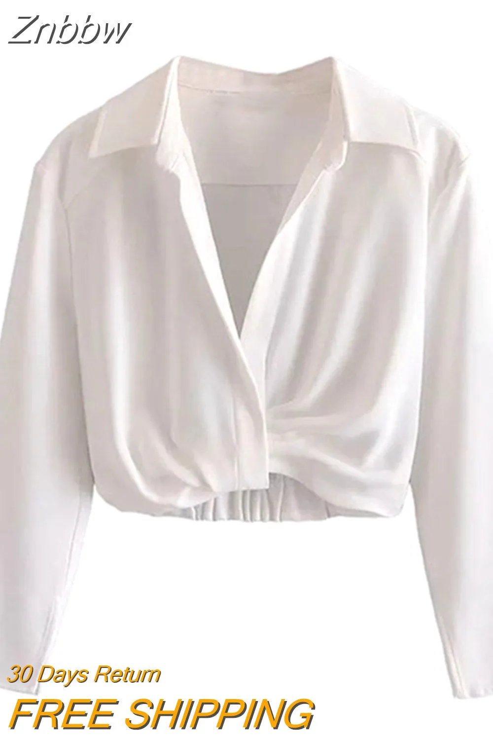 Znbbw ZBZA Skirts Womens 2023 Two Piece Set Linen Blend Cropped Women Shirt Draped Skirt Autumn Fashion Casual Dress Sets - Image 5