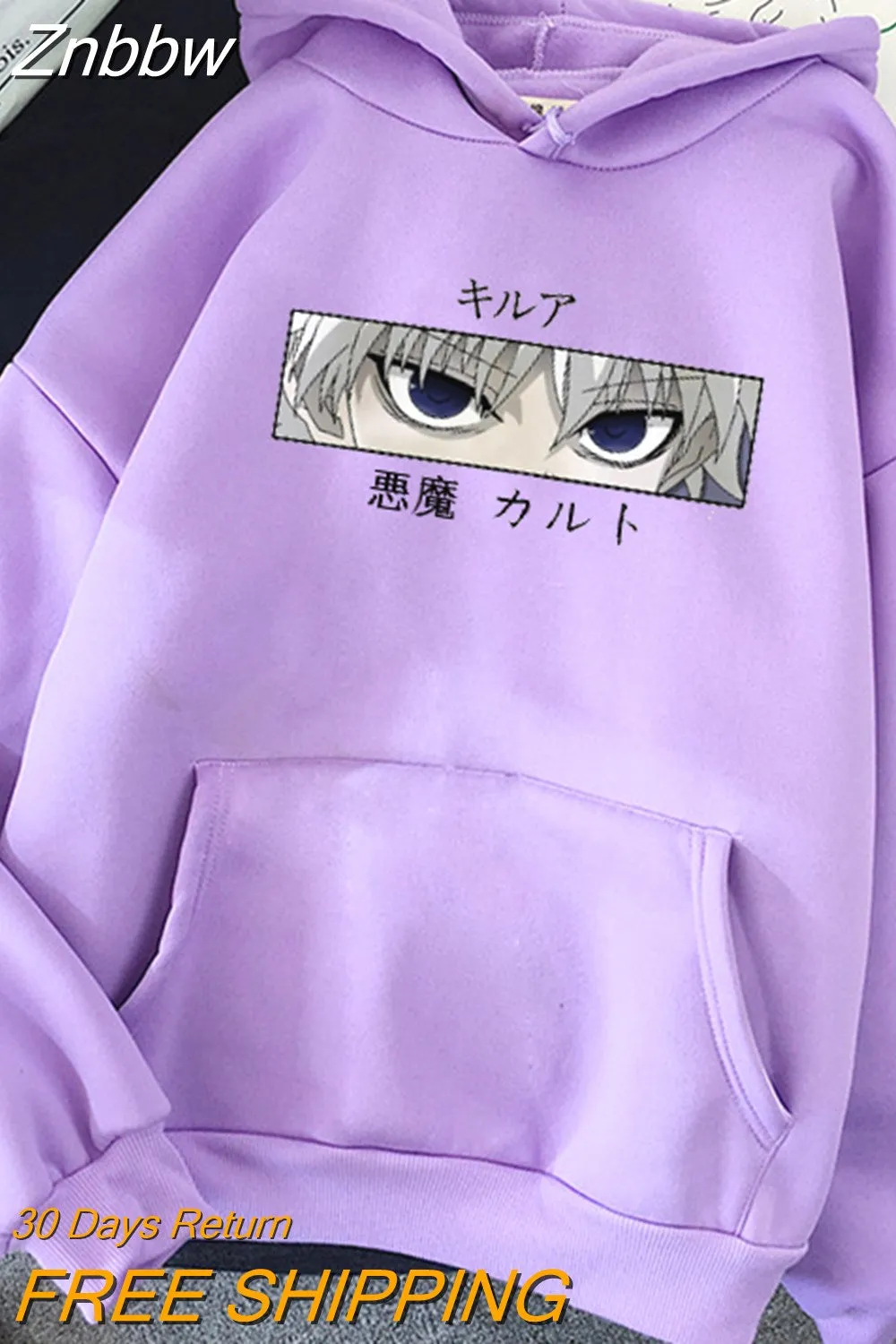 Znbbw Women Hoodies Hunter X Hunter Women Pullovers Hoodies Sweatshirts Killua Zoldyck Hisoka Anime Hoody Streetwear Tops - Image 7