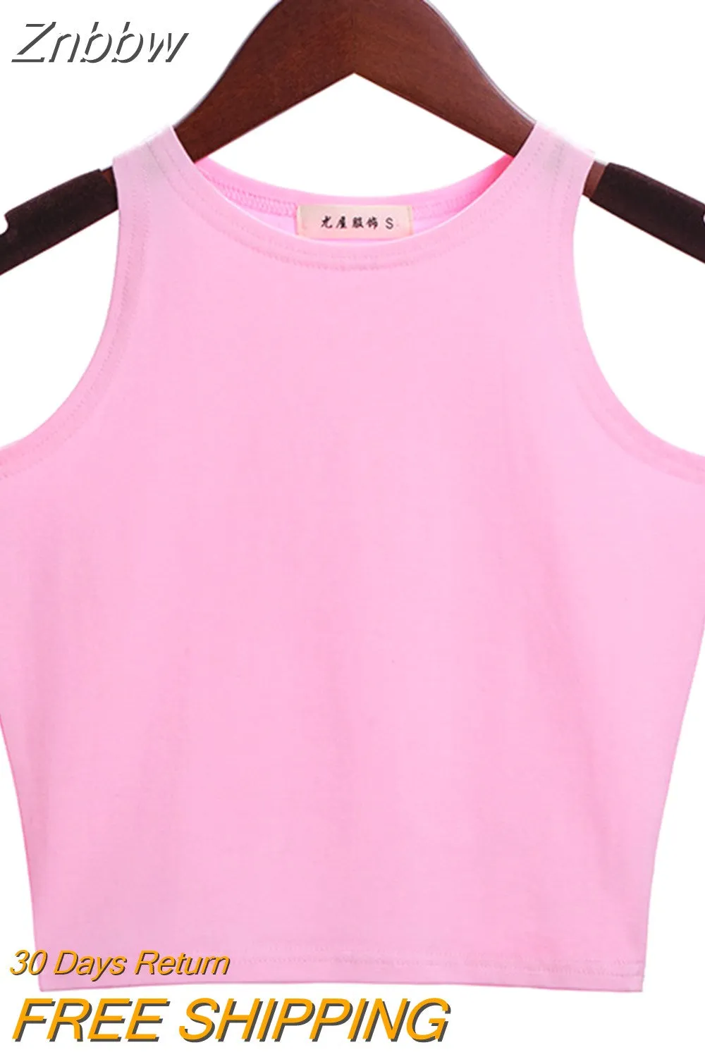 Znbbw 2023 New Women Sexy Cotton Crop Top Crop Bustier Multicolor Sleeveless Cropped Blusas Vest Tank Top Camisole 14 Colors - Image 11