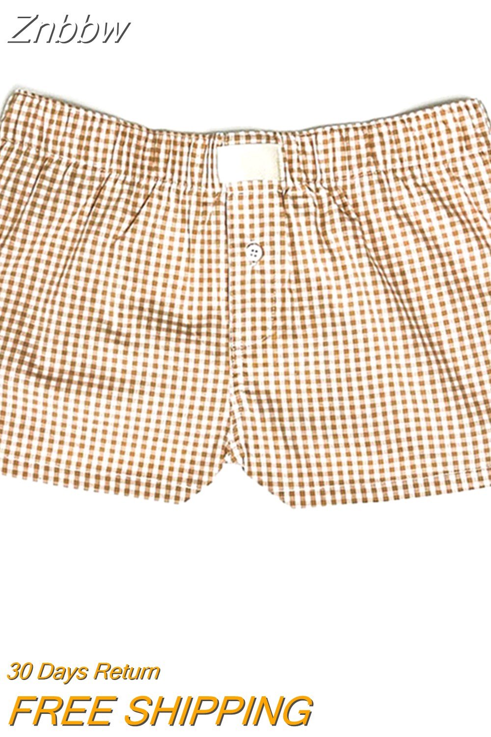 Znbbw Women's Y2k Pajamas Shorts Cute Plaid Pj Short Pants Flannel Lounge Sleep Shorts Bottoms Elastic Waist Baggy Boxers Tracksuit - Image 12