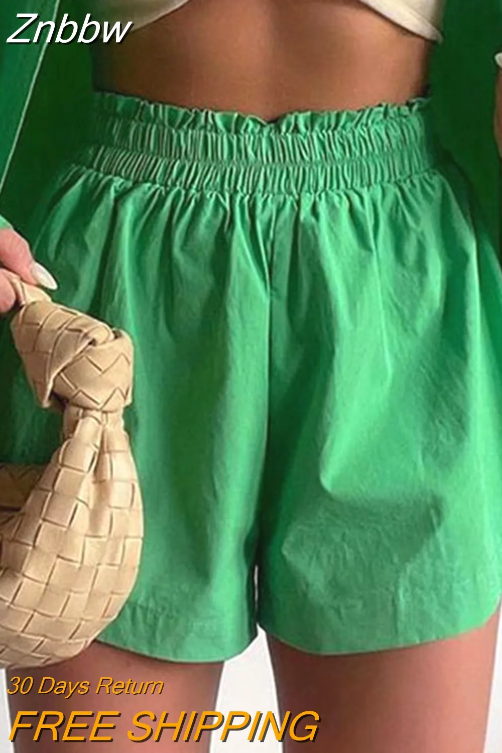 Znbbw Women's Suit Shirt With Mini Shorts 2023 Summer Casual Loose Long Sleeve Shirt Blouses Two Piece Sets Tracksuits Outifits - Image 17