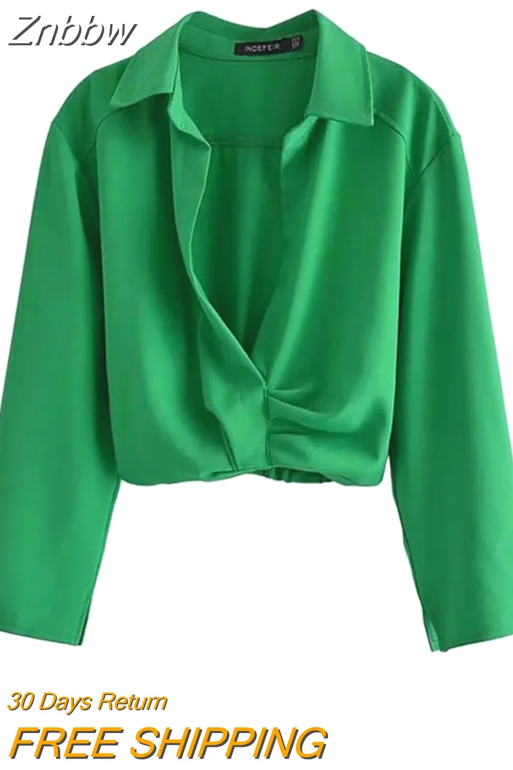 Znbbw ZBZA Skirts Womens 2023 Two Piece Set Linen Blend Cropped Women Shirt Draped Skirt Autumn Fashion Casual Dress Sets - Image 10