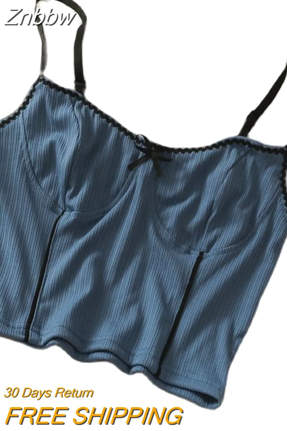 Znbbw Women Purple Knitted Crop Tops Straps Sexy Camis Tops Women Cute Crop Tops For Summer Y2K Tops For Women 2023 Summer - Image 5