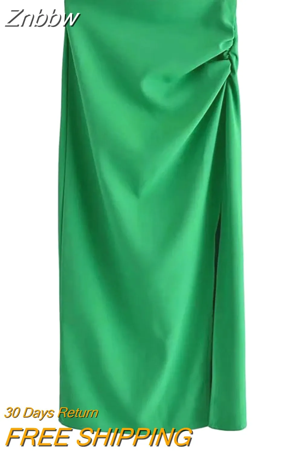 Znbbw ZBZA Skirts Womens 2023 Two Piece Set Linen Blend Cropped Women Shirt Draped Skirt Autumn Fashion Casual Dress Sets - Image 2