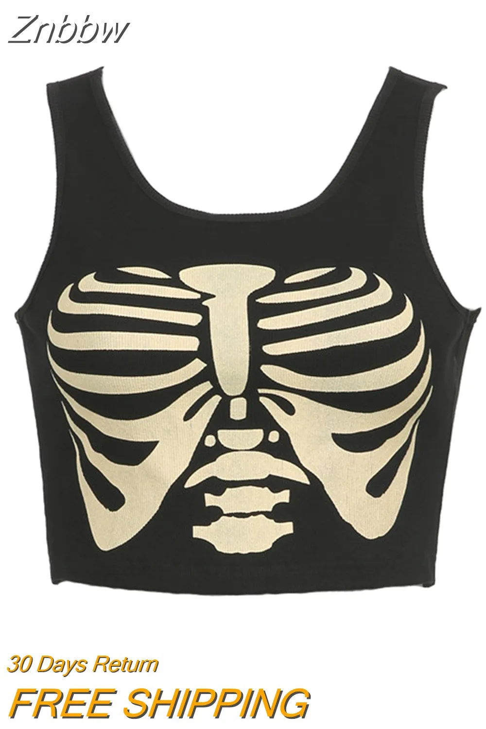 Znbbw Style Sexy Vintage Strappy Y2K Halter Crop Top Women Summer 90s Backless Cami Tops Tees Ladies Fashion Fitness Camisole Party - Image 14