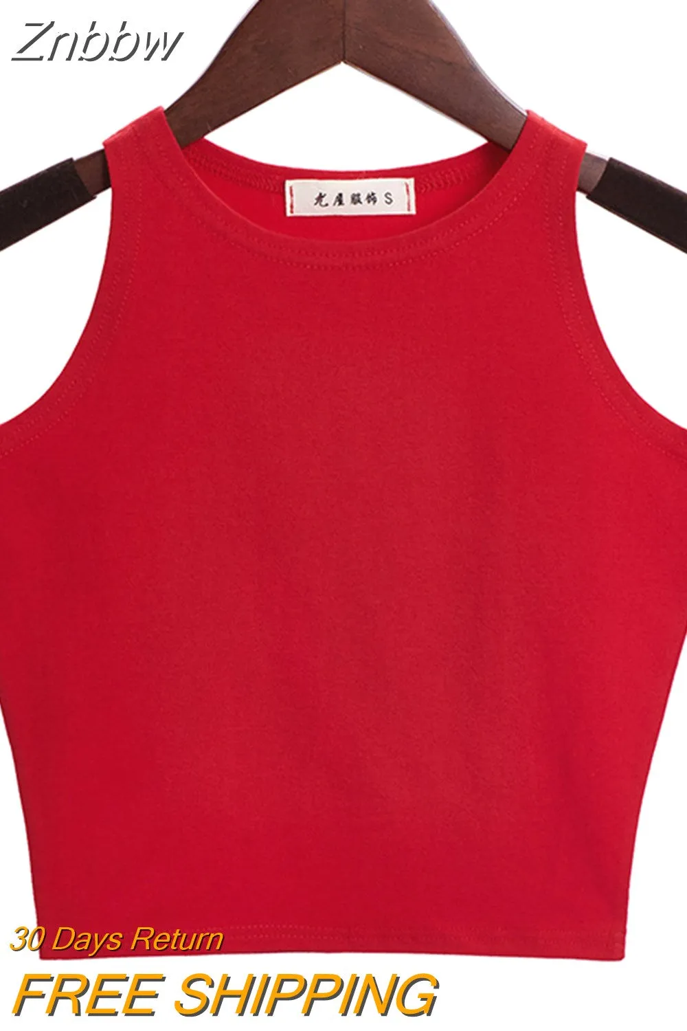 Znbbw 2023 New Women Sexy Cotton Crop Top Crop Bustier Multicolor Sleeveless Cropped Blusas Vest Tank Top Camisole 14 Colors - Image 13