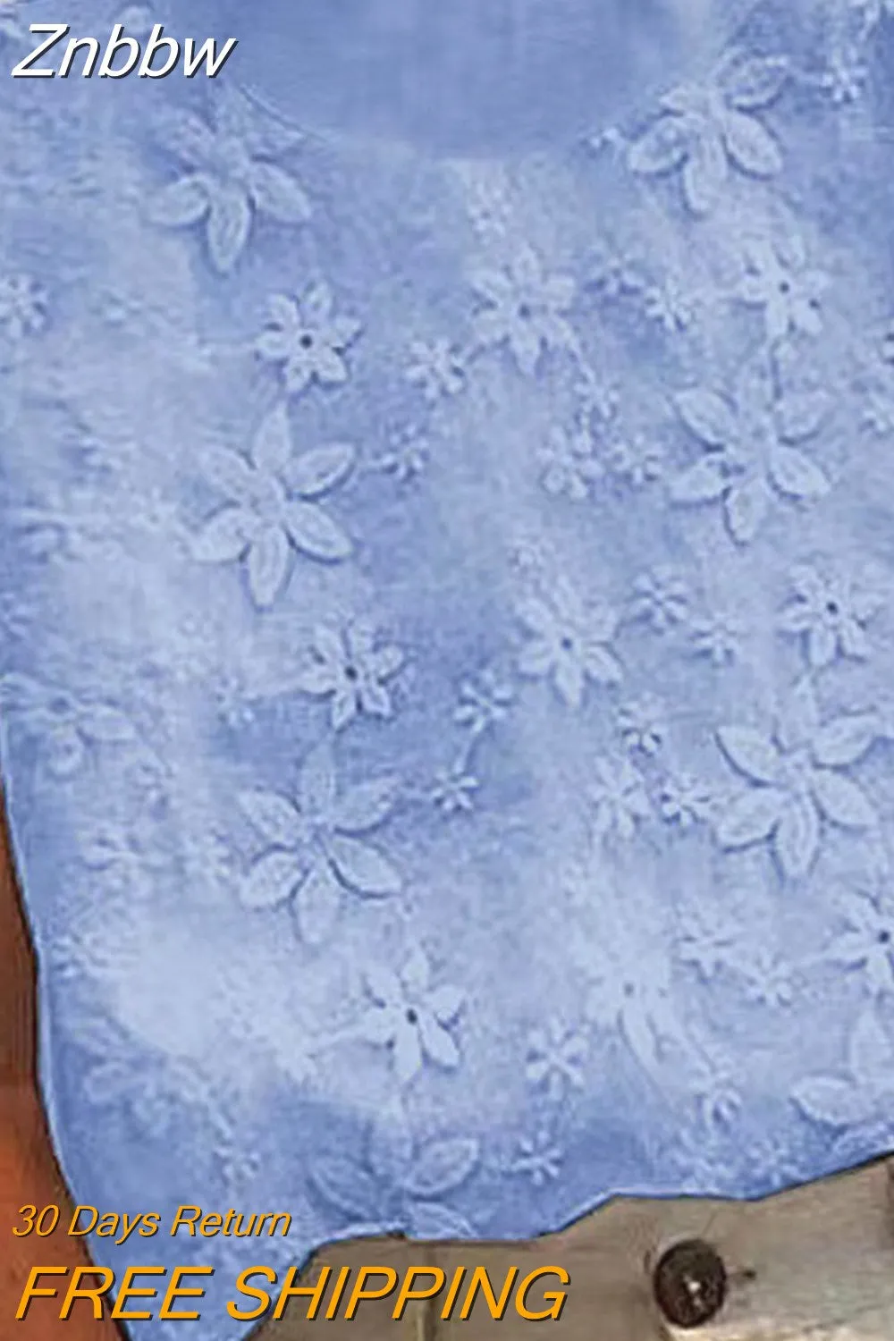 Znbbw Women Solid Hollow Out Tops Summer Turtleneck Cotton Linen Breathable Blouses Casual Loose Short Sleeve Office Shirt Pullover - Image 12