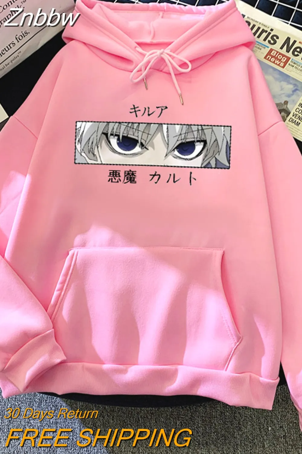 Znbbw Women Hoodies Hunter X Hunter Women Pullovers Hoodies Sweatshirts Killua Zoldyck Hisoka Anime Hoody Streetwear Tops - Image 6