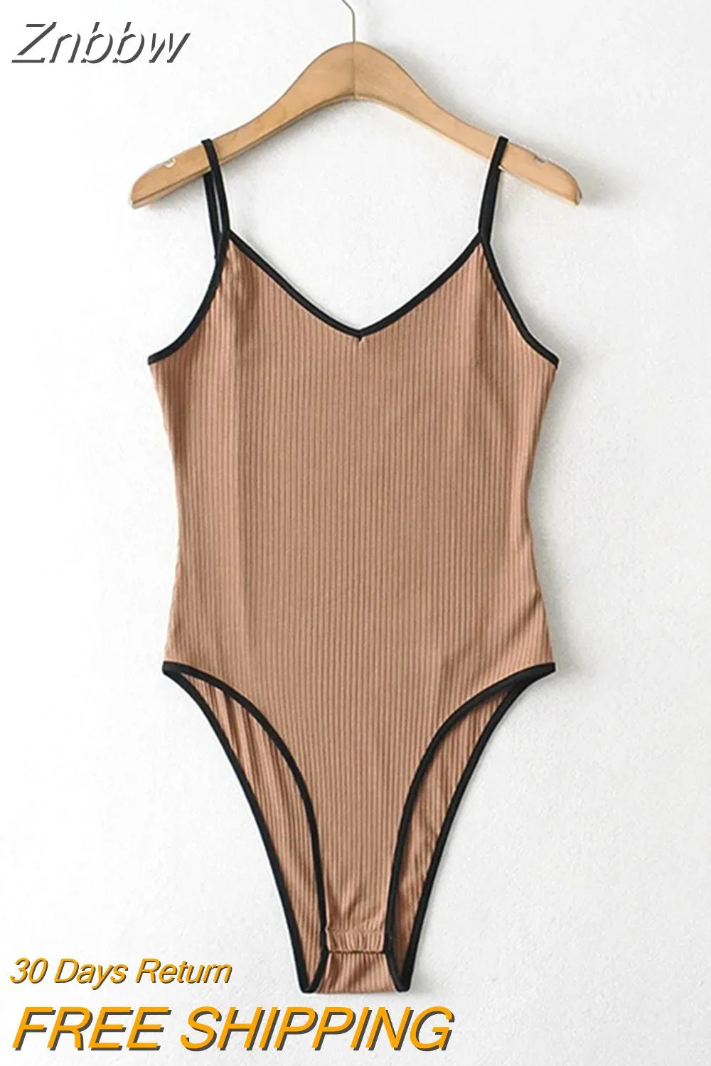 Znbbw Sleeveless sleeve women sexy bodysuit 2023 autumn winter female Mock neck warm clothes slim fit fashion catsuit clothing