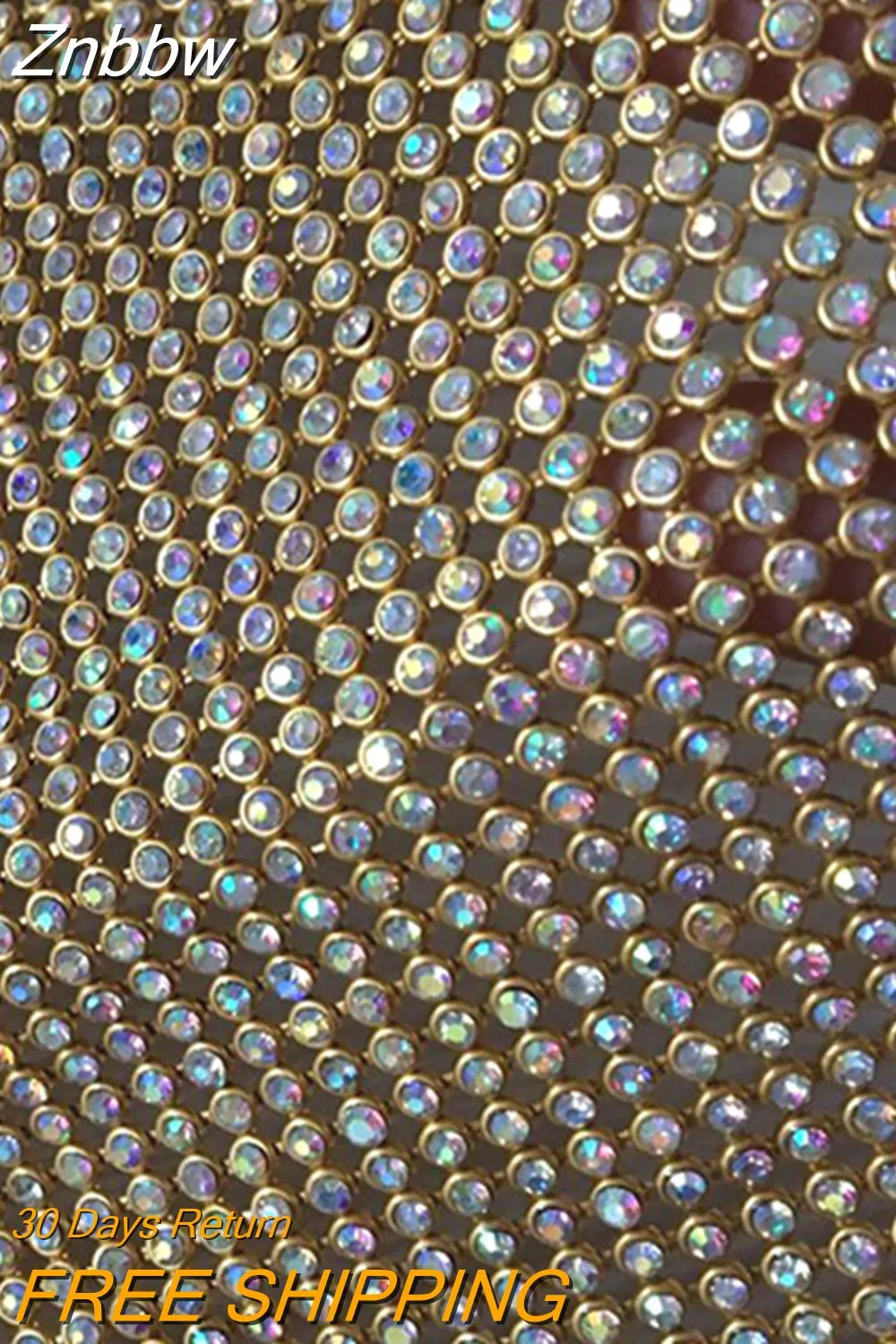 Znbbw 2023 Triangle Diamonds Crop Top Crystal Halter Summer Tops Glitter Women Sexy Backless Nightclub Bralette Tank Top - Image 8