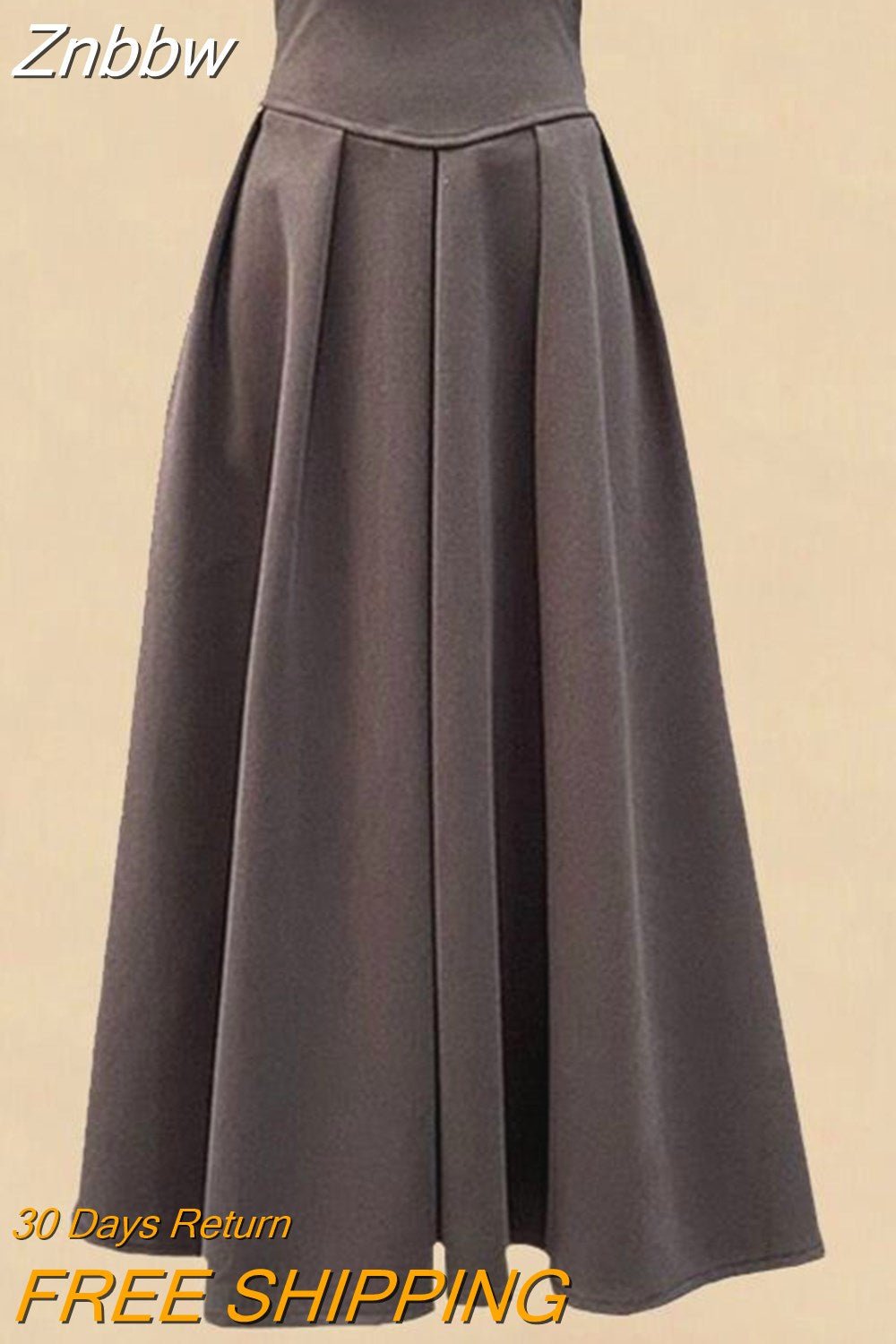 Znbbw Women Spring Autumn Two Pieces Sets Korean Long Sleeve Pullover Knitted Sweater And Pleated skirt Long Suit - Image 12