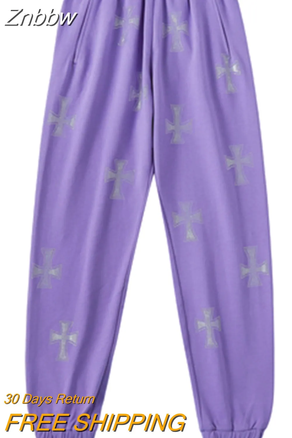 Znbbw rhinestone Harajuku Pants For Women Trouser Streetwear Woman Harem Pants Ins Retro Teens Straight Causal Pants Plus Size - Image 10