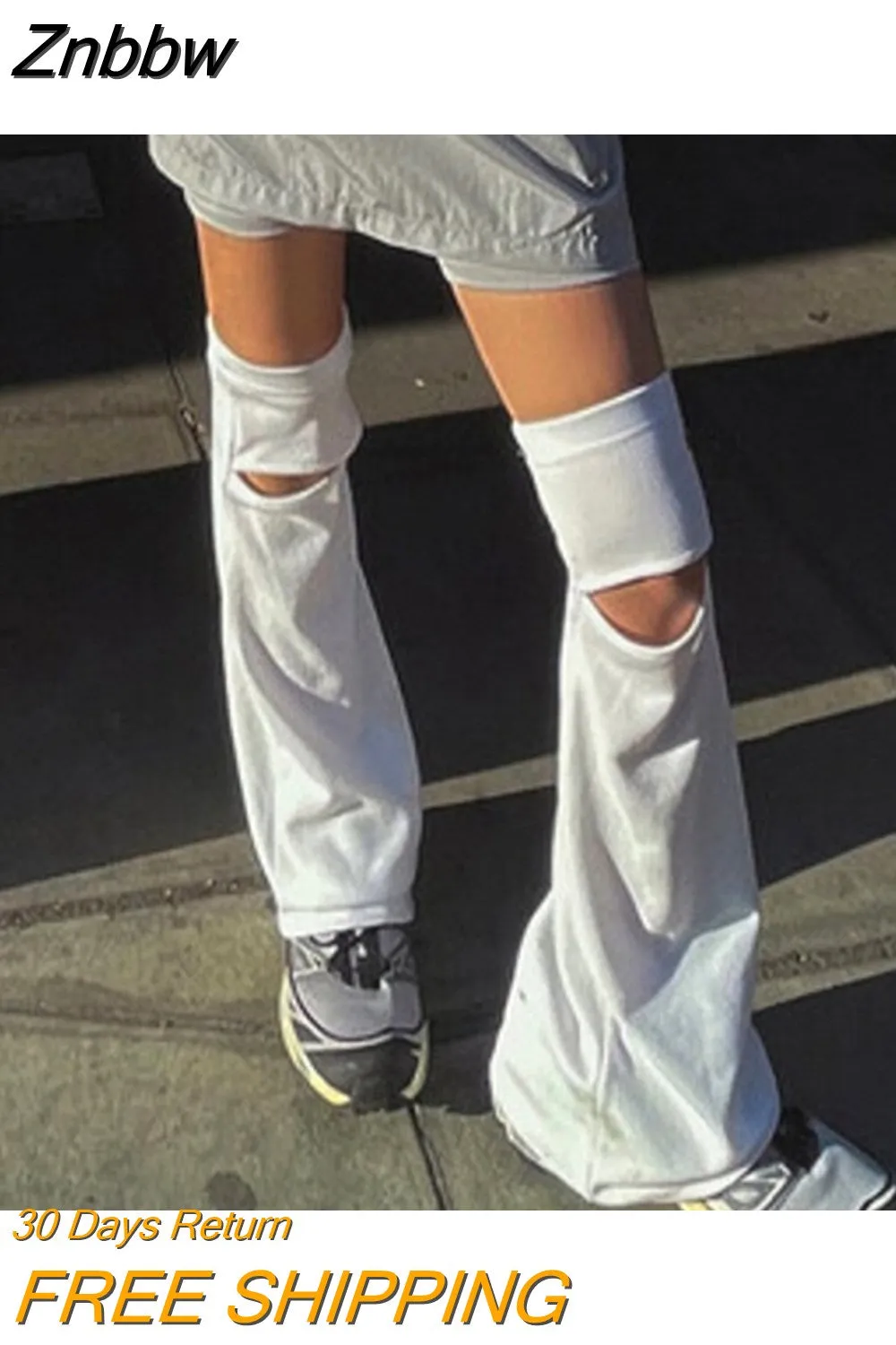 Znbbw Women Solid Color Leg Warmers Super Soft Boots Shoes Cuffs Covers Summer Thin Sunscreen Sports Boot Cover - Image 10