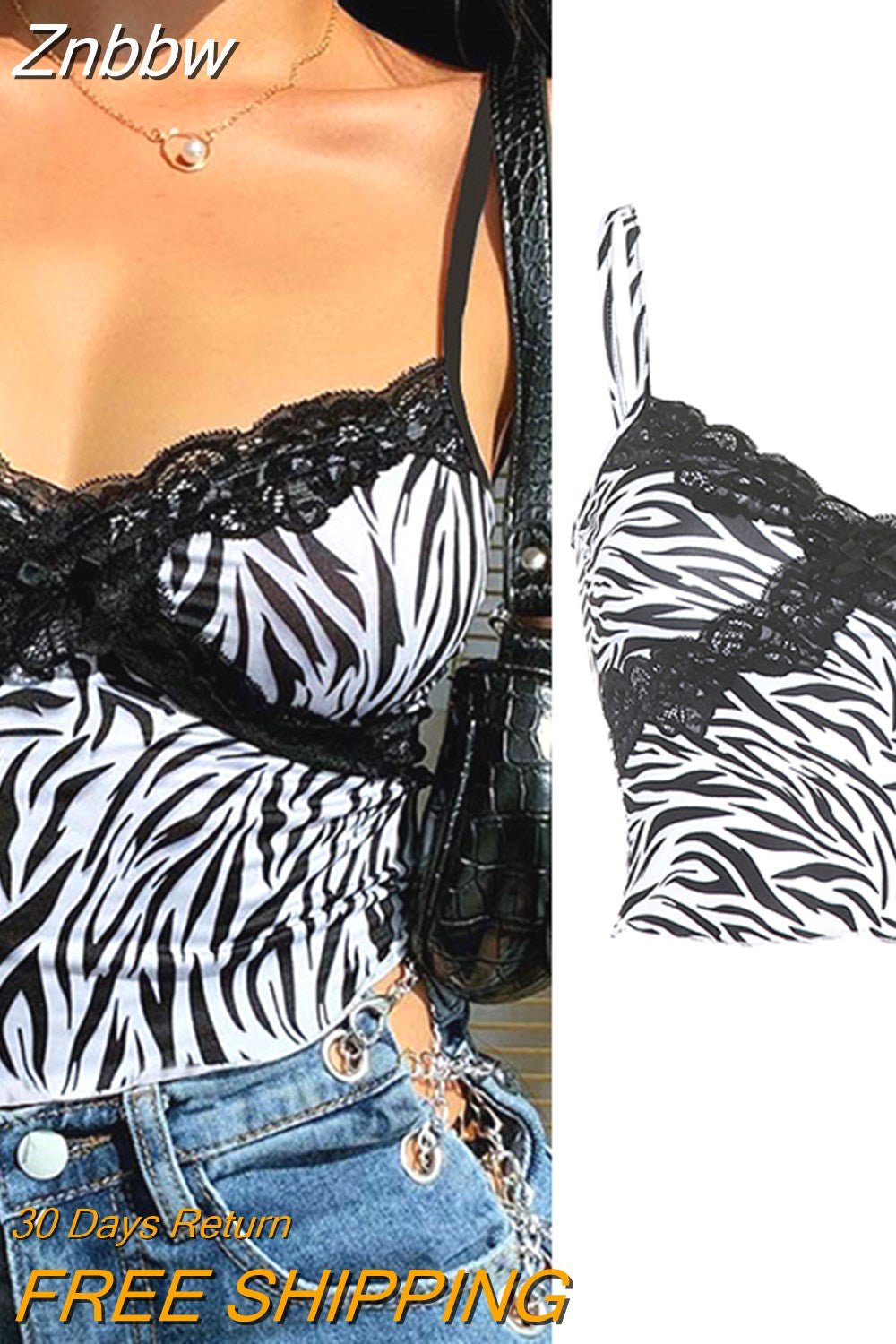 Znbbw Harajuku Mesh Sleeveless Crop Tops Women Summer Sexy Camisoles Y2k Aesthetics Vintage Cropped Corset Tanks Tops 90s Clothes - Image 7