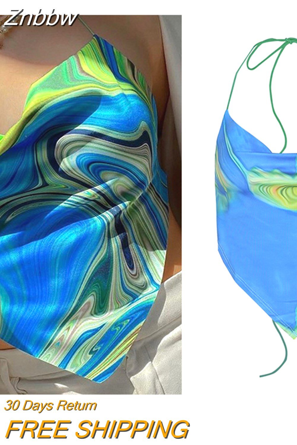 Znbbw Harajuku Mesh Sleeveless Crop Tops Women Summer Sexy Camisoles Y2k Aesthetics Vintage Cropped Corset Tanks Tops 90s Clothes - Image 9