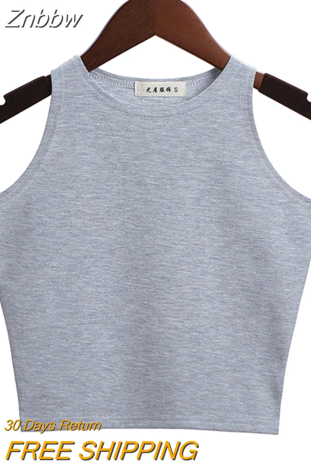 Znbbw 2023 New Women Sexy Cotton Crop Top Crop Bustier Multicolor Sleeveless Cropped Blusas Vest Tank Top Camisole 14 Colors - Image 8