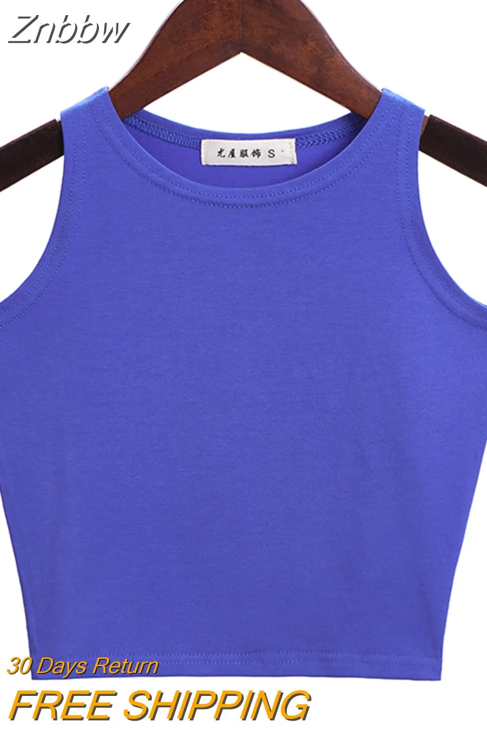 Znbbw 2023 New Women Sexy Cotton Crop Top Crop Bustier Multicolor Sleeveless Cropped Blusas Vest Tank Top Camisole 14 Colors - Image 6