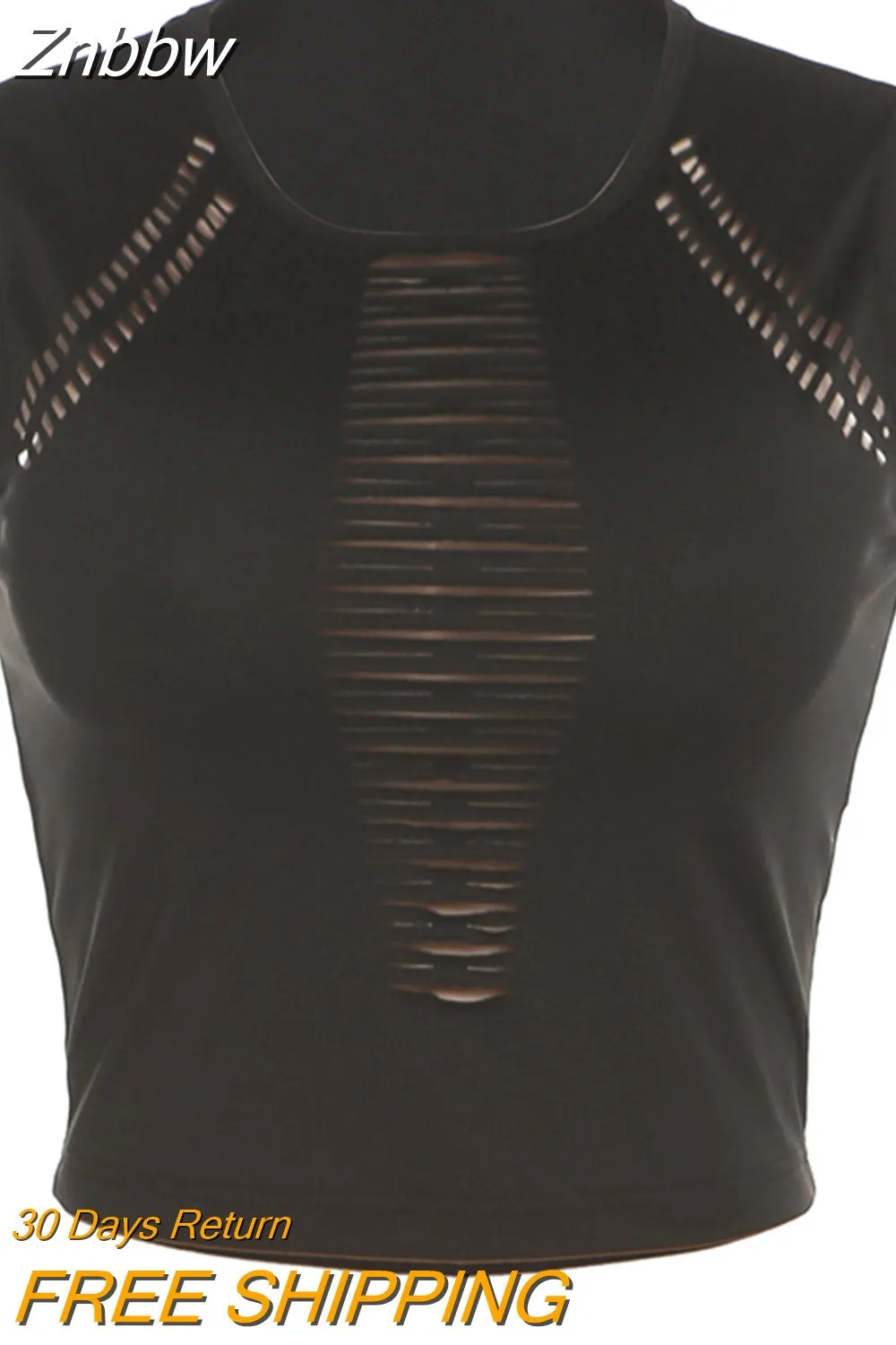 Znbbw Sexy Hollw Out Tank Top Women Summer Casual Skinny Sleeveless y2k Streetwear Crop Tops 2023 Korean Fashion T-shirts