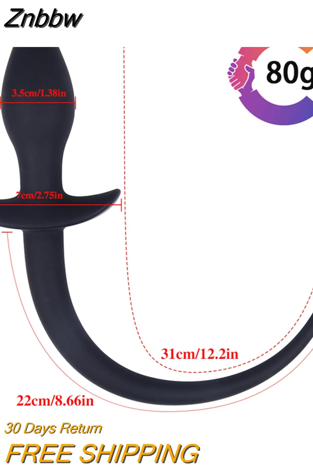 Znbbw plug for woman gay butt plug gode sex toys sexo adult toys Liquid silicone flirt Double head Tail men and women Universal