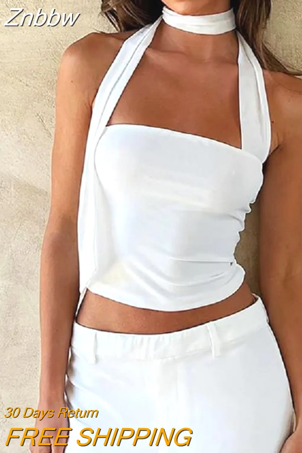 Znbbw Shoulder Tube Crop Tops y2k Chic Women Elegant Lady Backless Slim Fit Mini Vest 90s Vintage Strapless Camisole Streetwear