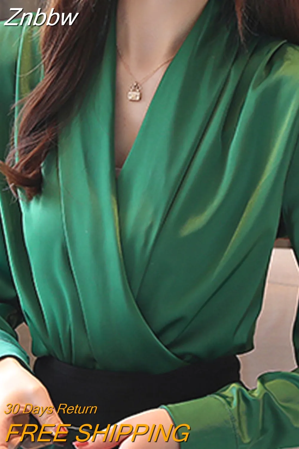 Znbbw Sleeve Women Blouses Shirts Blusas Mujer De Moda 2023 Blouse Women V-neck Office Chiffon Blouse Shirt Women Tops Blusa B757