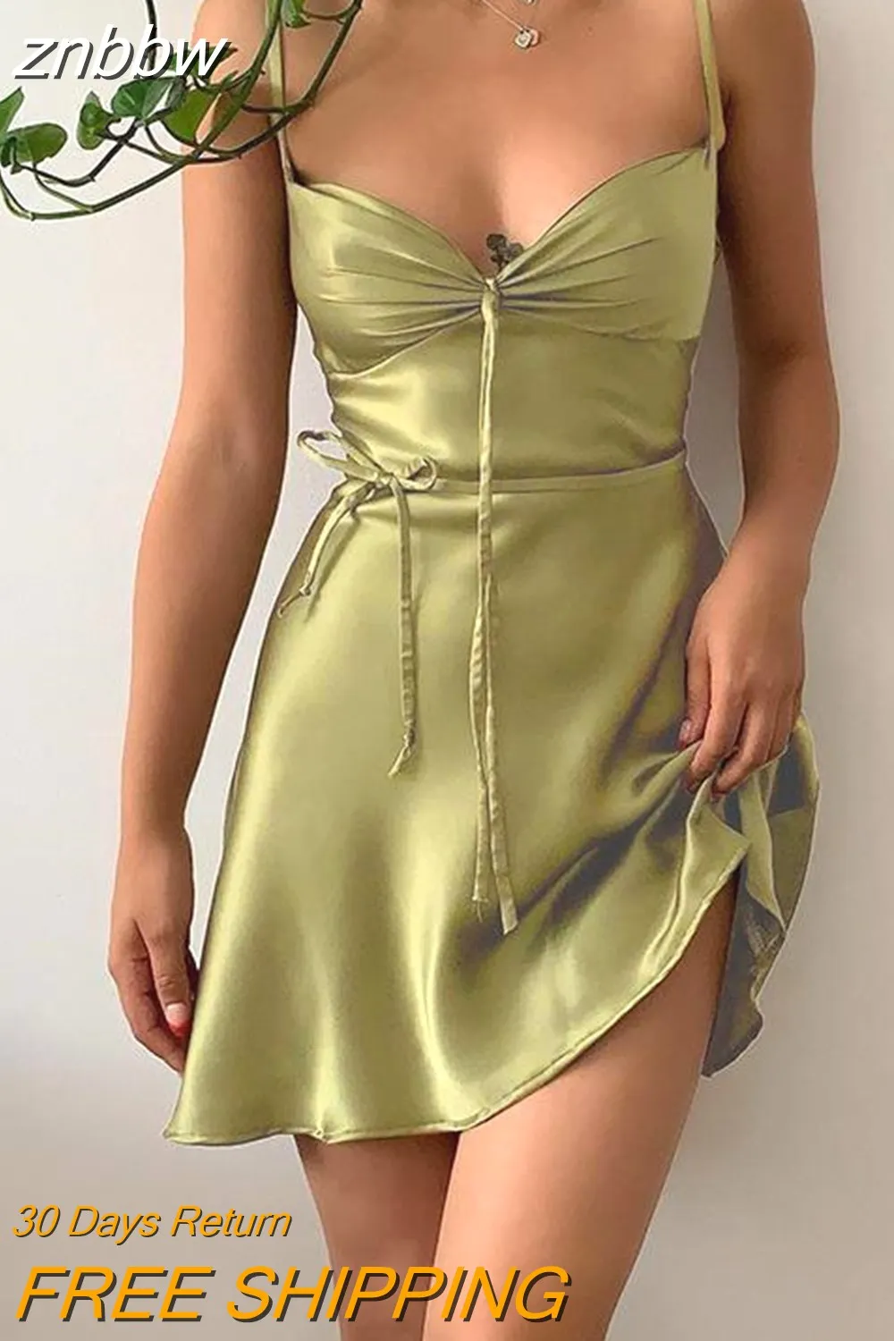 znbbw Vestidos Elegant Sexy Backless Summer Mini Dress Party Club Outfits For Women Prom Dresses Hot Sleeveless Straps Halter 0410