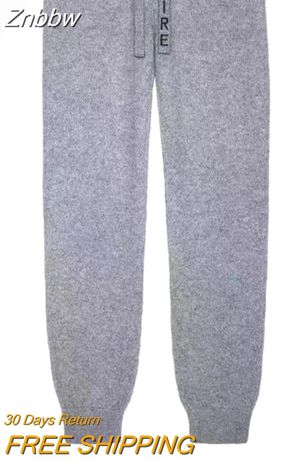 Znbbw Print Sweatpants for Women 2023 Autumn Winter Female Trousers Casual Pants Streetwear Casual Drawstring Sport Pants