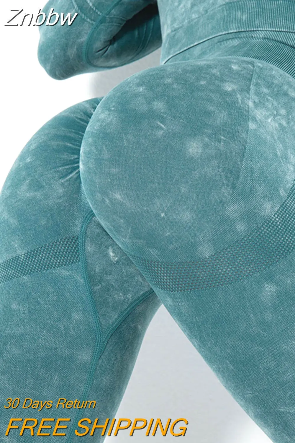 Znbbw Waist Peach Hip Seamless Leggings Women's Tight Sandwash Quick Dry Running Fitness Yoga Pants Size Extra Large