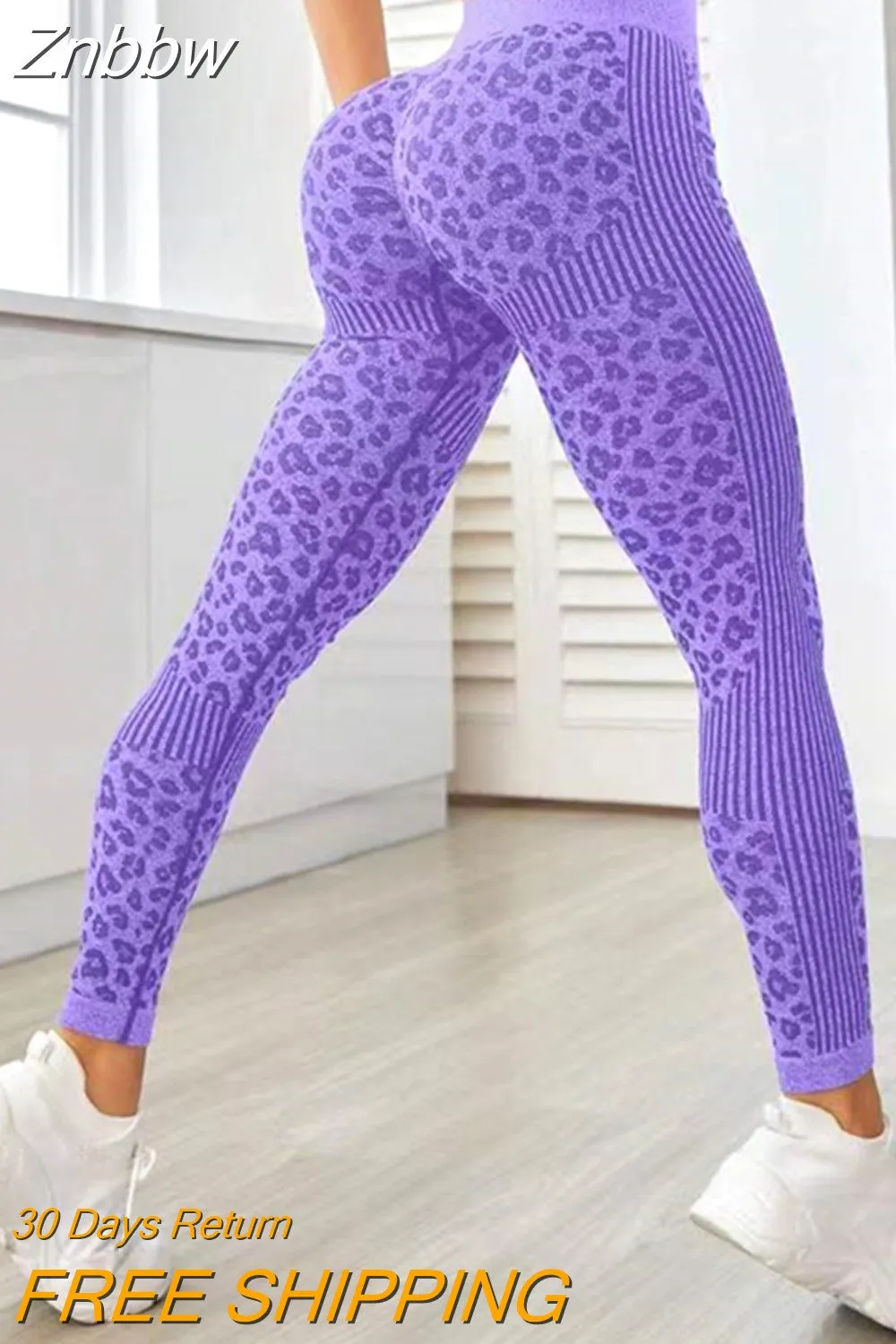 Znbbw Seamless Leggings Women High Waist Lifting Hip Honey Peach Hip Fitness Pants Yoga Suit Tight Trainning Sports Pants