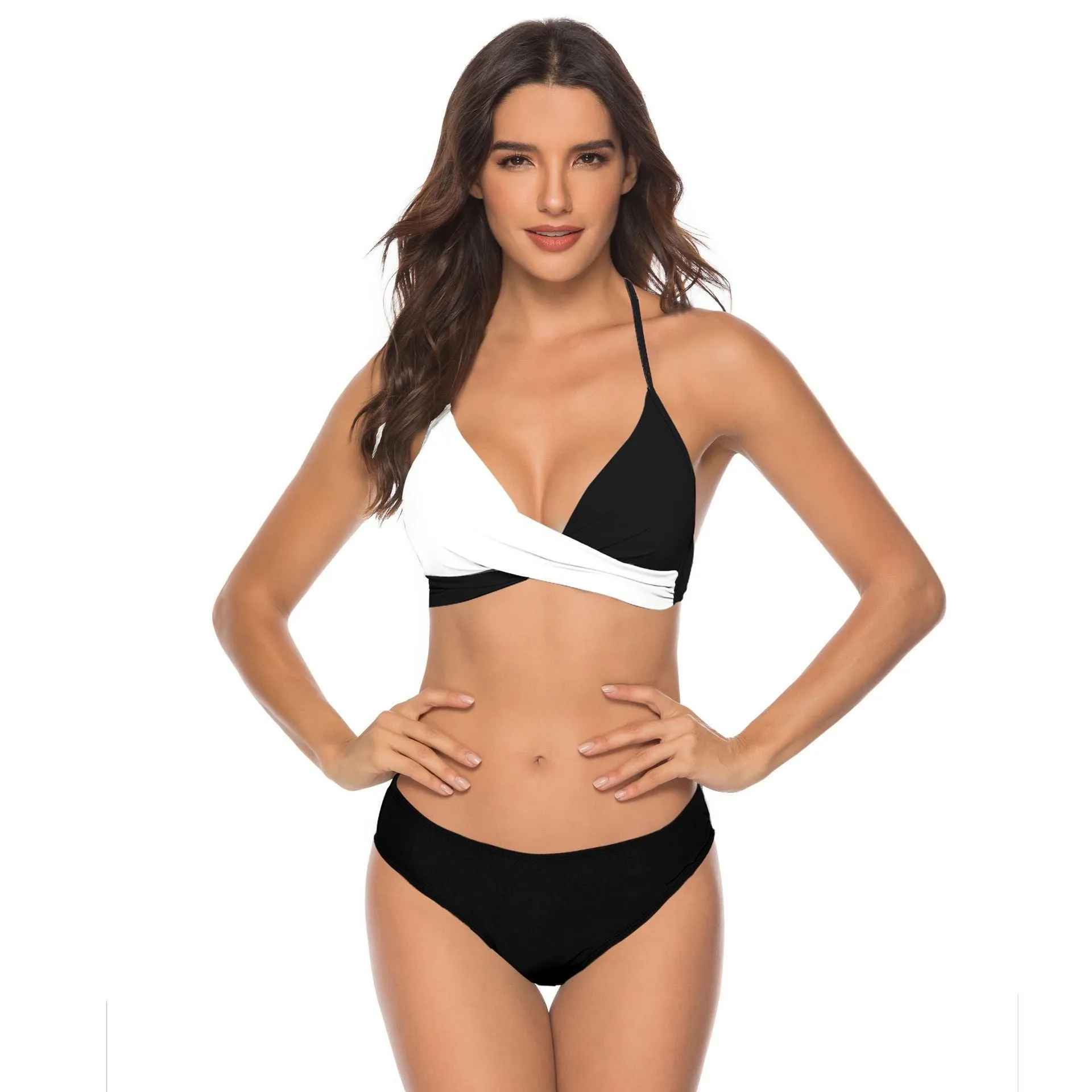 Znbbw Women Sexy Bikini Set Push Up Female Swimsuit Swimwear Swim Separate Two Piece Brazilian Bathing Suit Large