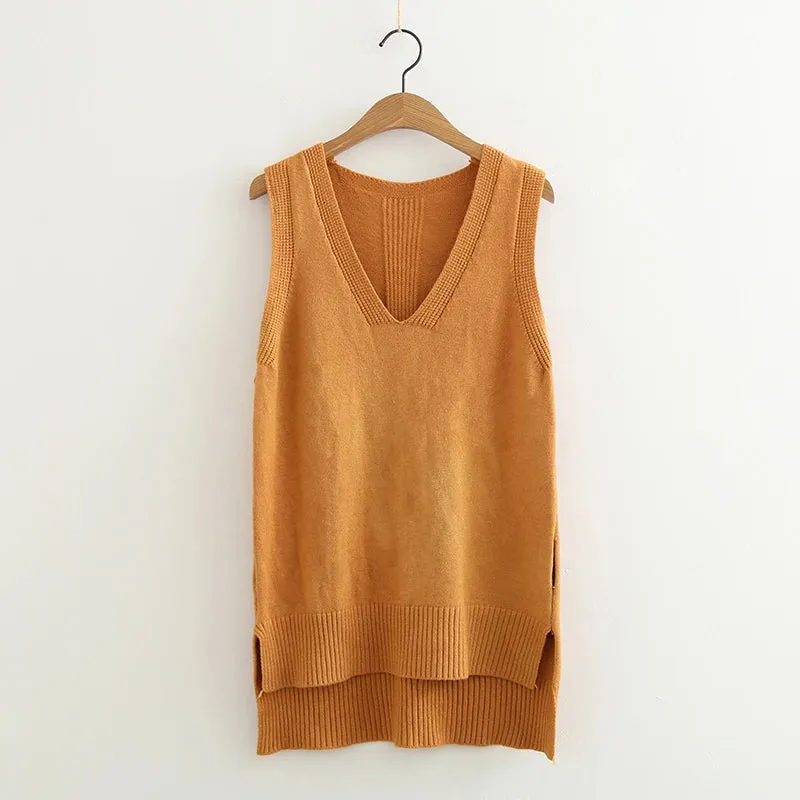 Znbbw Spring Summer O Neck Women Sweater Vest Sleeveless Knit Female Cotton Soft Elastic Solid Colore Pullovers