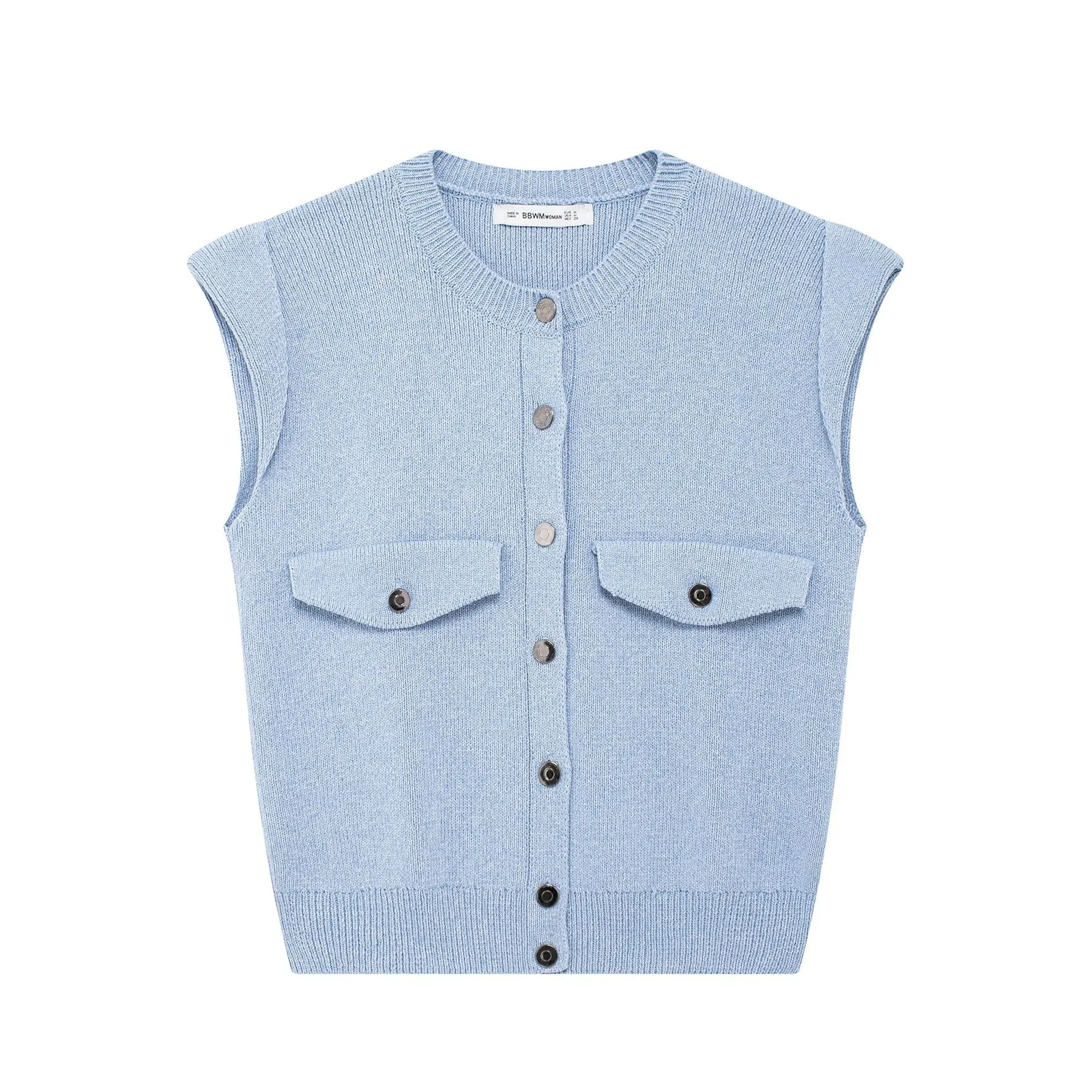 Znbbw Summer Flip Decoration Leisure Knitted Vest 4331100