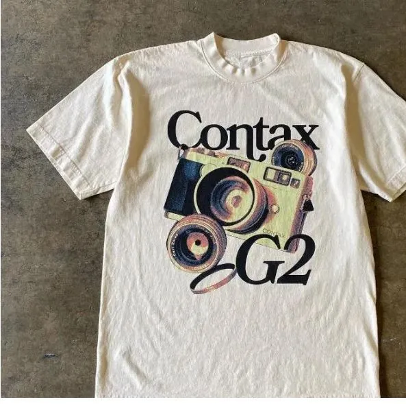 Znbbw Summer Retro Street Dark Wind Printed Short-Sleeved T-Shirt English Loose Fashion Men's Shirt