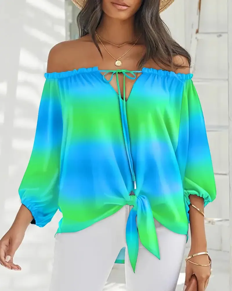 Znbbw Independent Station Sexy Fashion Fashion Style Printing Girl On The Shoulder