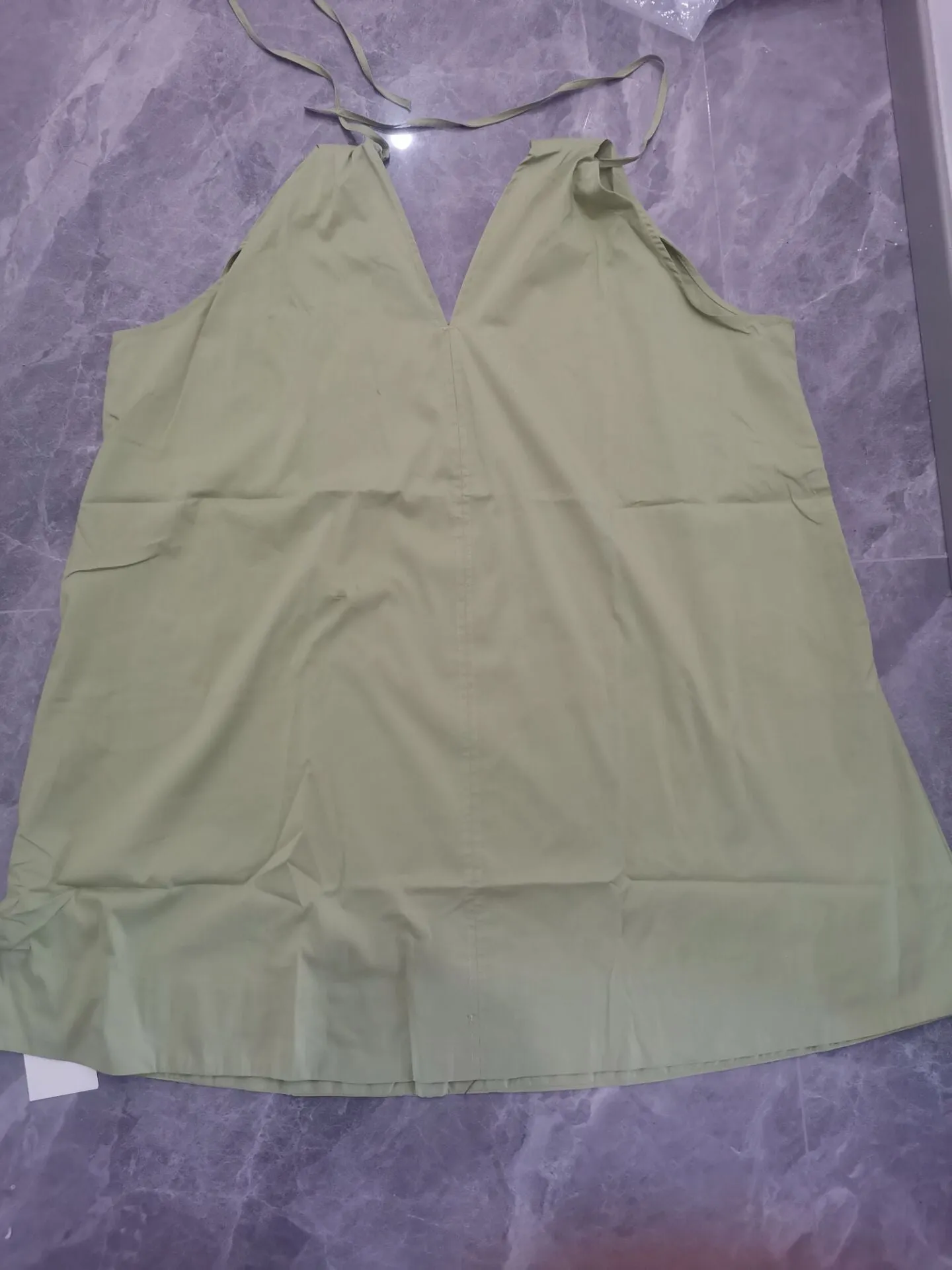 Znbbw V-Collar Casual Loose Mini Dress In Spring