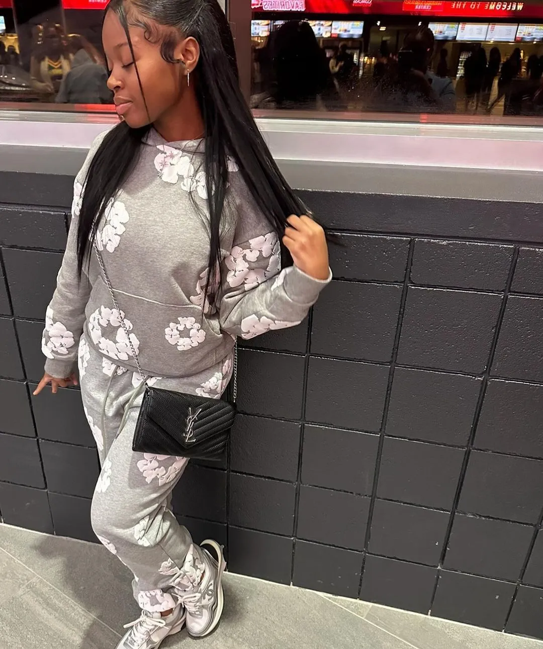 Znbbw Trend Printing Wood Cotton Loose Sweaters Y2K Hip Hop Street Men And Women Take A Break