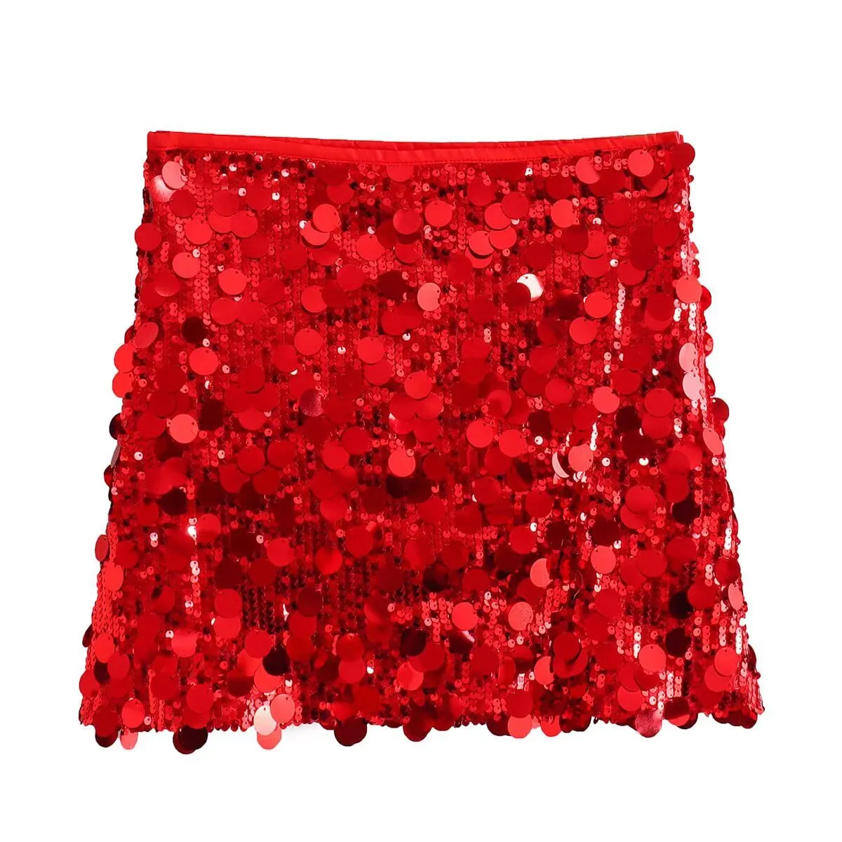 Znbbw 2024 New Sequins Decorative Fashion Miniskirt 3920139 808