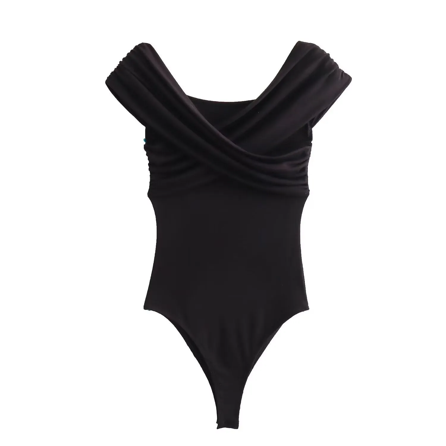 Znbbw New Tight Shoulder Solid Color Jumpsuit 5644325