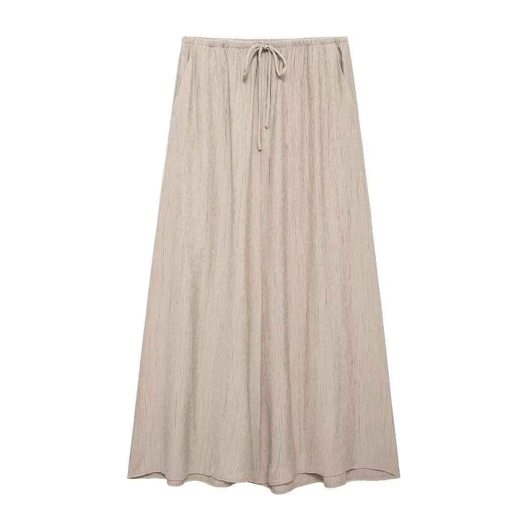 Znbbw New Textured Vest 8338772 Long Skirt 4764409