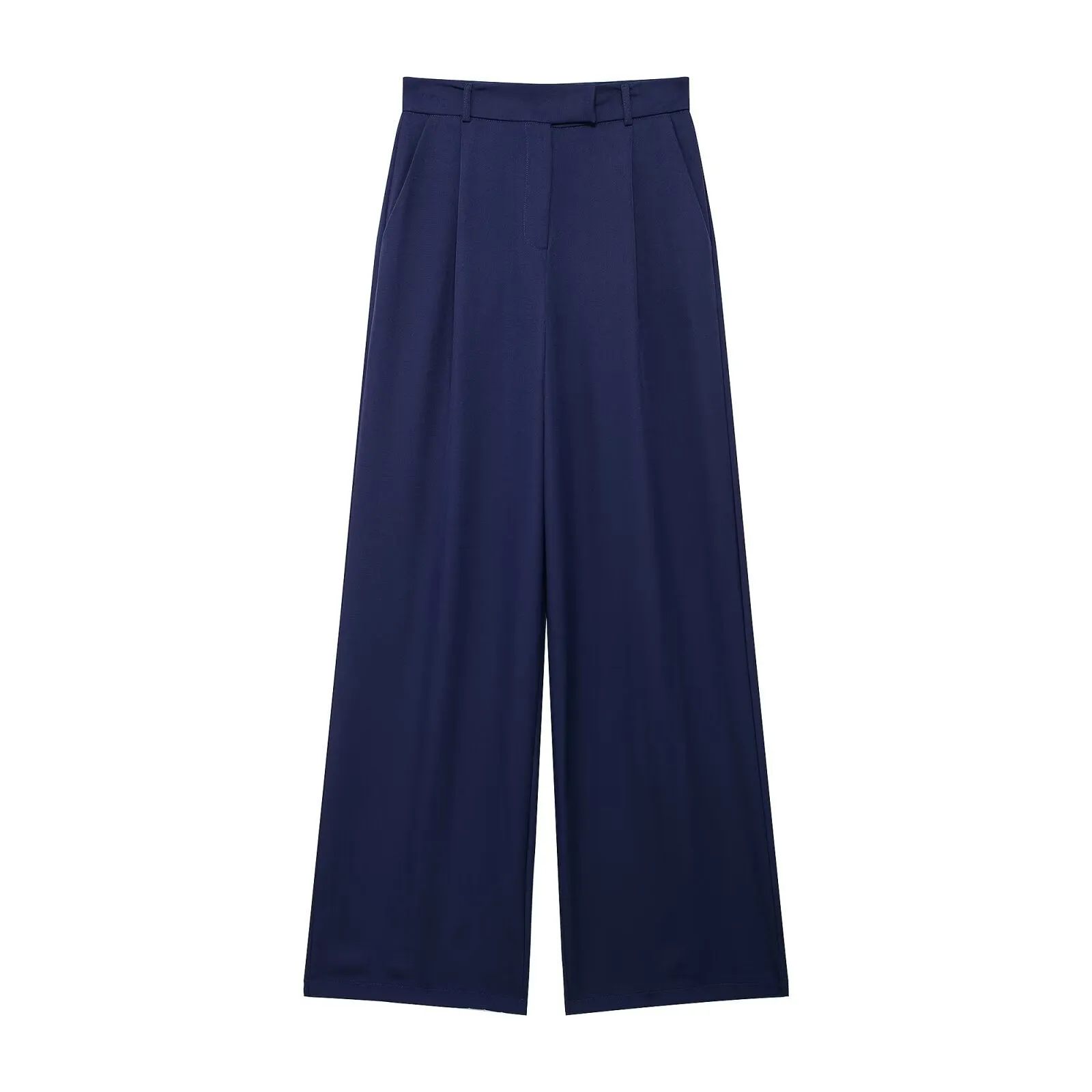 Znbbw New Pleated Wide-Leg Pants In Spring 9686 8372124