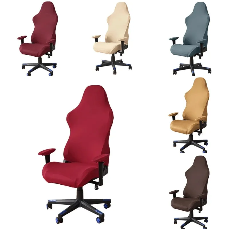 Znbbw Chair Covers Stretch Gaming chair cover Computer Boss Computer Chair Cover Washable Office Chair Cover