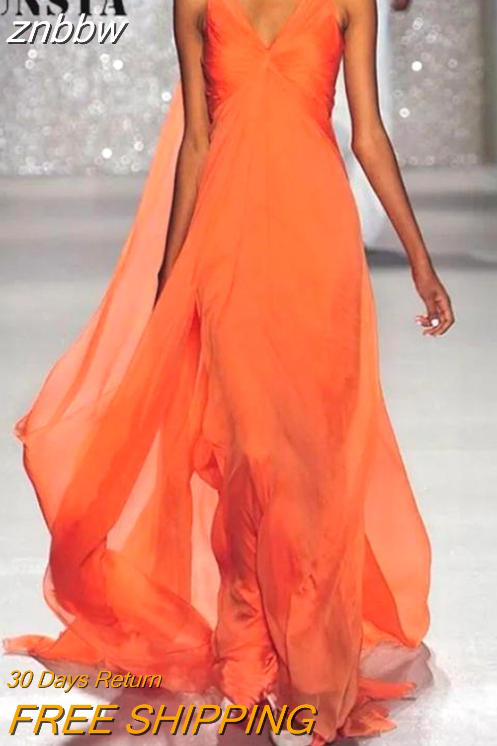 znbbw Women Sexy V-Neck Stitching Dress 2023 Fashion Sleeveless Retro A-Line Maxi Dress Elegant New High Street Slim Mesh Party Dress